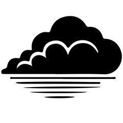 Cloud vector graphic design