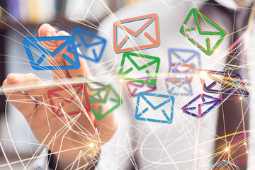 mail communication support contact concept service