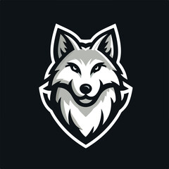 Naklejka premium Esport vector logo wolf, wolf icon, wolf head, vector, sticker
