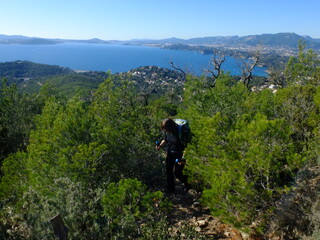 Obraz premium De Carqueiranne à Brégançon