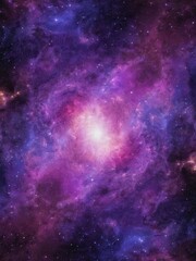 Obraz na płótnie Canvas Purple space starry wallpaper 