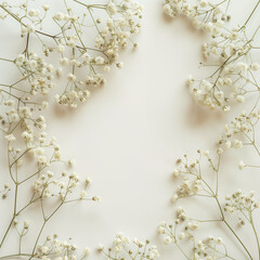 Obraz na płótnie Canvas A white flower arrangement with a white background