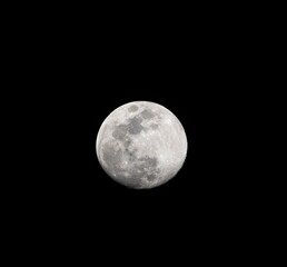 detailed moon in the night