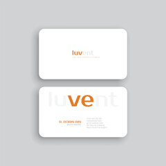 Professional business card mockup