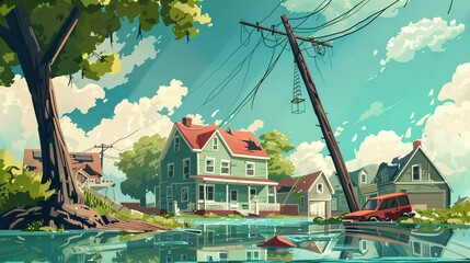 The importance of home insurance against natural disasters or accidents