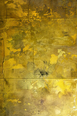 Vertical Abstract artwork. Gold background, wall art, mural, print poster, grunge texture.
