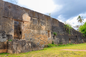 Ruins of Mtoni palace in Zanzibar, Tanzania