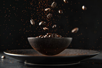 Coffee beans, commercial food photography