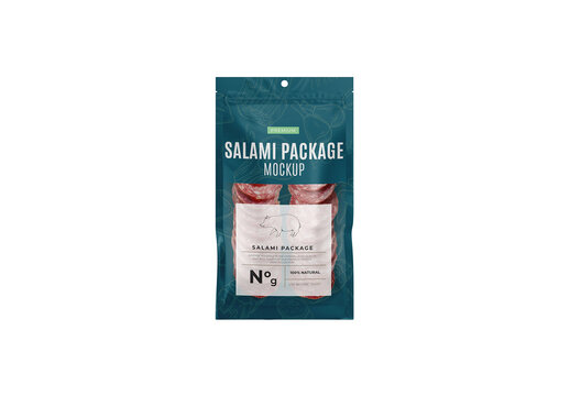 Salami Package Mockup