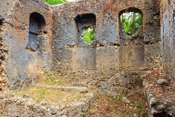 Ruins of Mtoni palace in Zanzibar, Tanzania