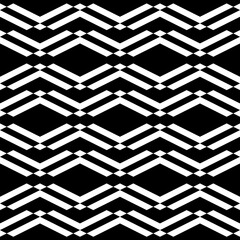 Seamless pattern. Simple shapes background. Ethnic wallpaper. Rhombuses, parallelograms, chevrons ornament. Folk motif. Geometric backdrop. Digital paper, textile print, web design, abstract. Vector.