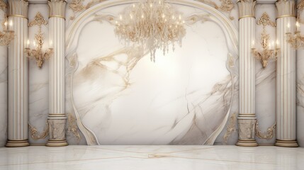 Fototapeta na wymiar elegant white marble background