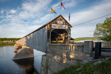 Hartland Covered Bridge front angled view
