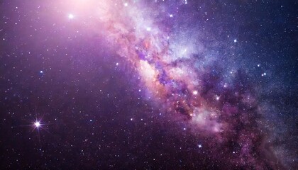 mystical abstract space picture new unknown world purple space universe galaxy with stars and cosmic dust