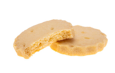 butter cookies isolated