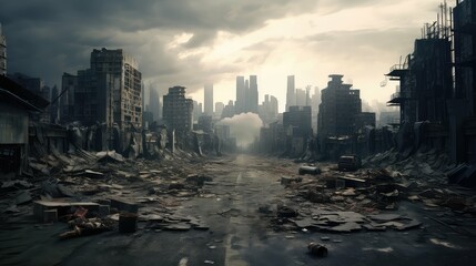 quiet empty city background