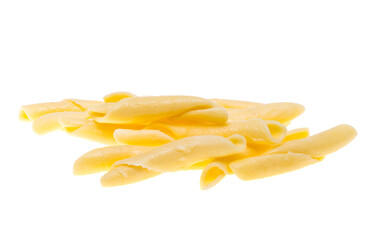 Calabrian pasta isolated