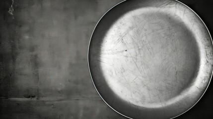shiny plate silver background