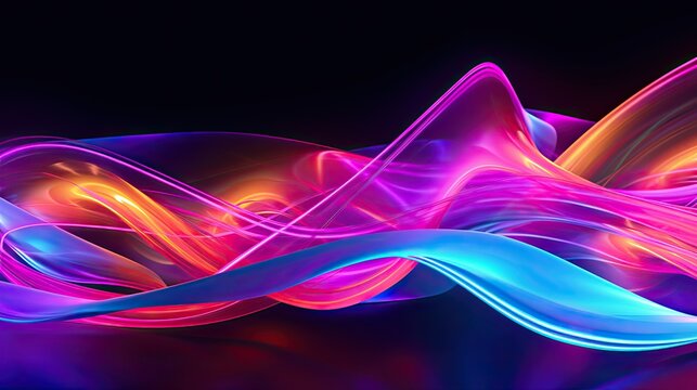 flashy effect neon background
