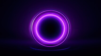 geometric circle violet background