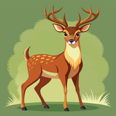 Illustration of a deer 
