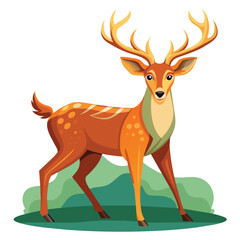 Illustration of a deer 