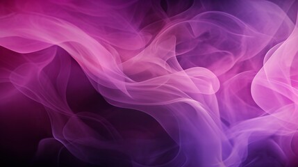 Swirling Pink and Purple Fog on Hazy Dark Background