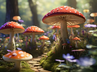 Fototapeta premium mushroom, giftpilz, rot, herbst, pilz, wald, natur, wulstlinge, giftig, giftig, fliege, gift, pilz, fliegenpilz, weiß, pflanze, gras, holz, mushroom, jahreszeit, moschus, giftpilz, kappe