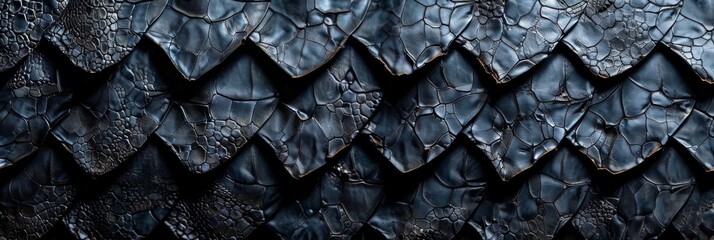 Snake Skin Texture, Fantastic Reptile Scale Background, Dragon Scales Mockup, Python Leather - obrazy, fototapety, plakaty