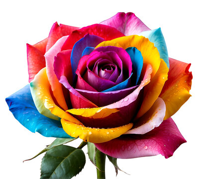 Rose flower colorfull image