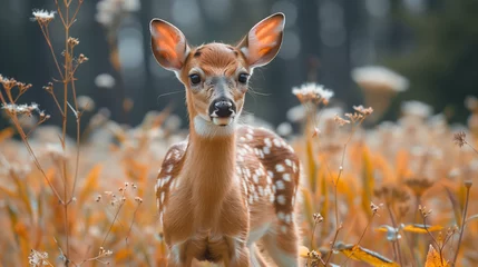Gordijnen deer in the forest © Wagner