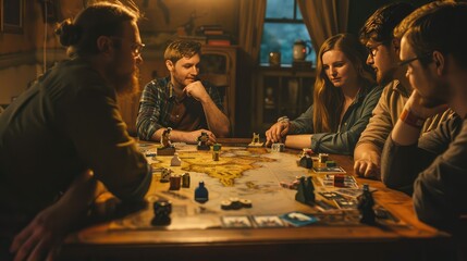 Fototapeta premium cards risk game