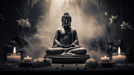 mindfulness art zen background