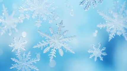 Fototapeta premium chill winter blue background