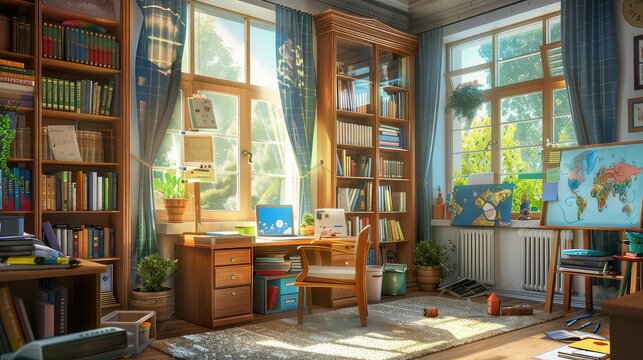 children homeschool room