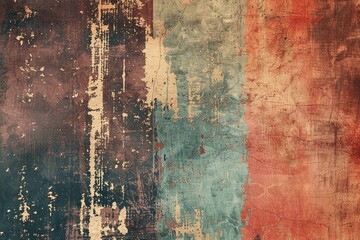 Nostalgic Vibes: Vintage Abstract Background in Classic Vintage Colors for Retro Appeal - obrazy, fototapety, plakaty