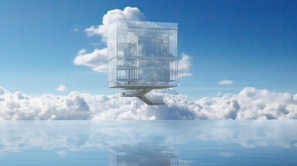 stars sky house building