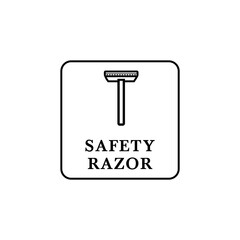 Shaver safety razor icon