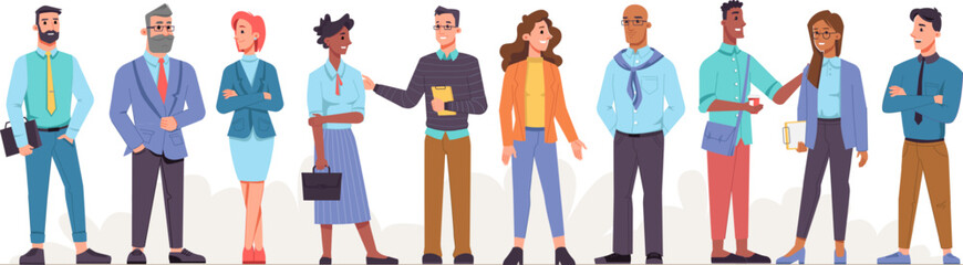 team work people in office series vector illustration 