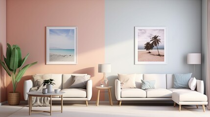 neat clean blurred room