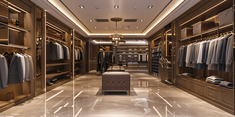 luxury clothes shop
