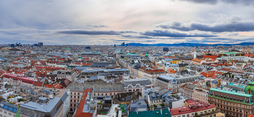 Cityscape and street view of Vienna, Austria