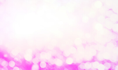 Pink bokeh effect background for banner, poster, celebrations and various design works