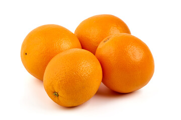 Oranges, isolated on white background