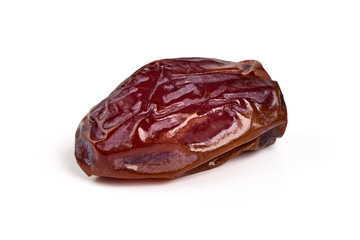 Dried dates, isolated on white background