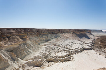 Beautiful Mangystau landscape, Kazakhstan. Bozzhira valley view