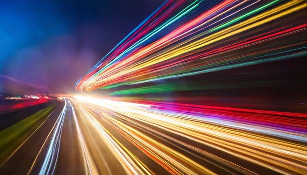 light speed motion blur colorful texture © Kendrick