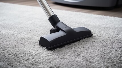 Vacuum high pile carpet, vacuum cleaner.