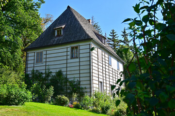 Fototapeta na wymiar Goethe's garden house in Weimar, Thuringia