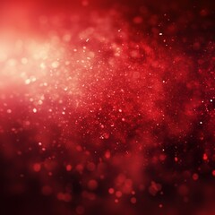 Cosmic Red Dust Abstract Art AI Generated photo